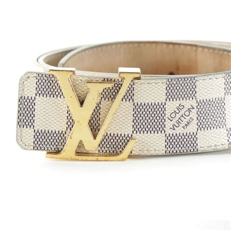 louis vuitton damier azur belt authentic|louis vuitton damier azur tote.